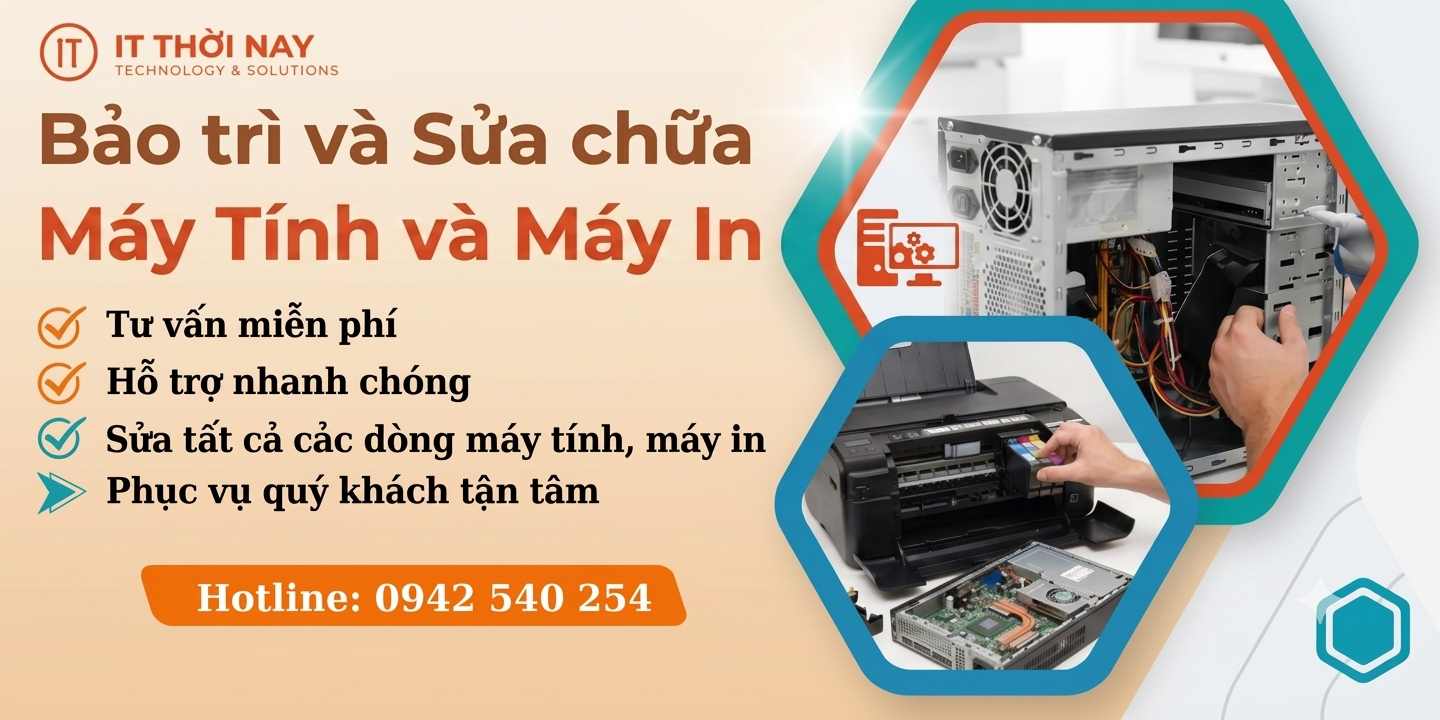 sửa chữa máy tính máy in chuyên nghiệp tại IT Thời Nay