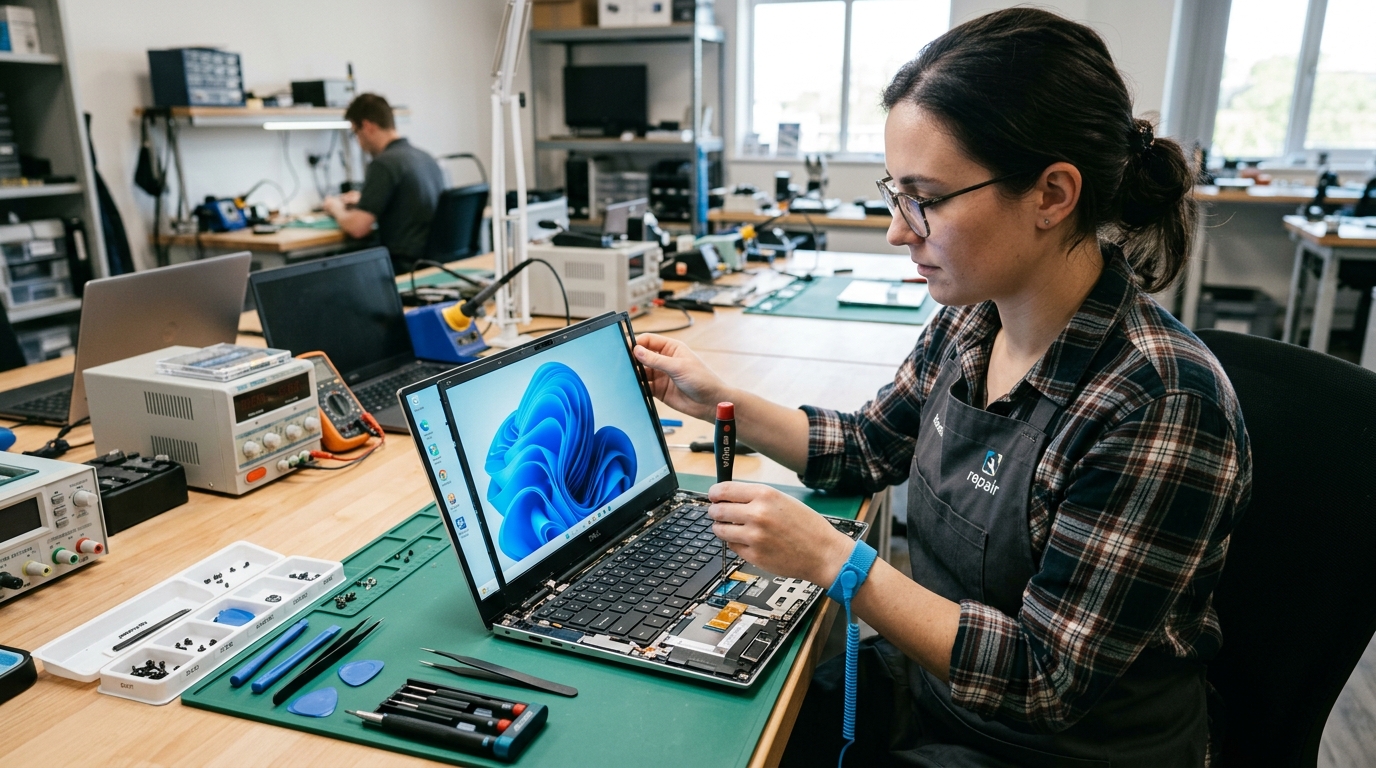 Thay thế linh kiện màn hình bàn phím laptop lấy ngay